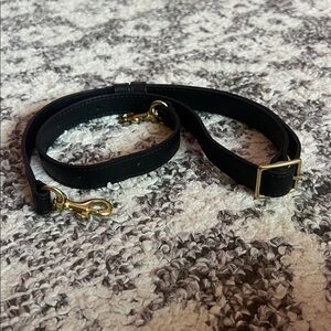 Clare V adjustable leather strap